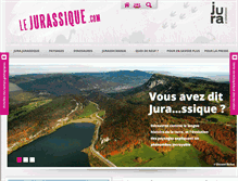 Tablet Screenshot of lejurassique.com